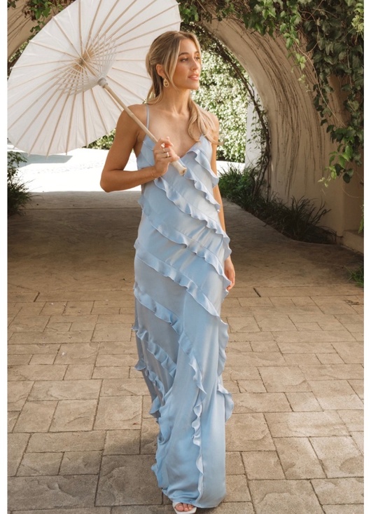 Show Me Your MuMu Dresses & Skirts - NWOT SHOW ME YOUR MUMU ROMANCE RUFFLE MAXI DRESS S